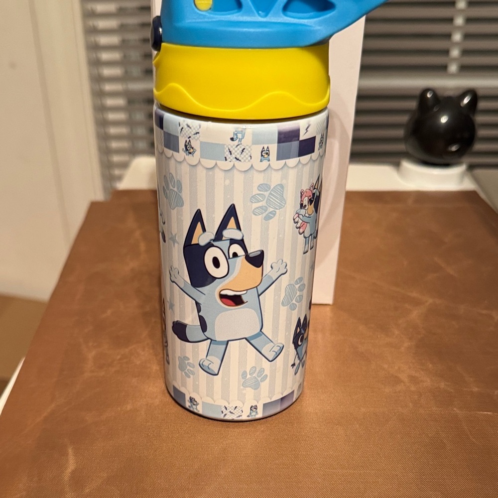 Kids Water Bottle - Blue and Yellow